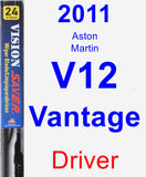 Driver Wiper Blade for 2011 Aston Martin V12 Vantage - Vision Saver