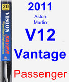 Passenger Wiper Blade for 2011 Aston Martin V12 Vantage - Vision Saver