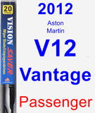 Passenger Wiper Blade for 2012 Aston Martin V12 Vantage - Vision Saver