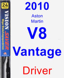 Driver Wiper Blade for 2010 Aston Martin V8 Vantage - Vision Saver