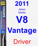 Driver Wiper Blade for 2011 Aston Martin V8 Vantage - Vision Saver