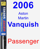 Passenger Wiper Blade for 2006 Aston Martin Vanquish - Vision Saver
