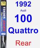 Rear Wiper Blade for 1992 Audi 100 Quattro - Vision Saver