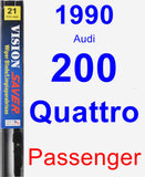 Passenger Wiper Blade for 1990 Audi 200 Quattro - Vision Saver