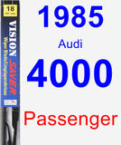 Passenger Wiper Blade for 1985 Audi 4000 - Vision Saver