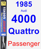 Passenger Wiper Blade for 1985 Audi 4000 Quattro - Vision Saver