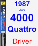 Driver Wiper Blade for 1987 Audi 4000 Quattro - Vision Saver