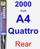 Rear Wiper Blade for 2000 Audi A4 Quattro - Vision Saver