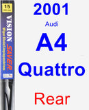 Rear Wiper Blade for 2001 Audi A4 Quattro - Vision Saver