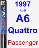 Passenger Wiper Blade for 1997 Audi A6 Quattro - Vision Saver