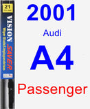 Passenger Wiper Blade for 2001 Audi A4 - Vision Saver