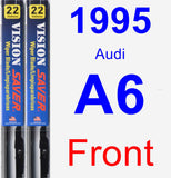 Front Wiper Blade Pack for 1995 Audi A6 - Vision Saver