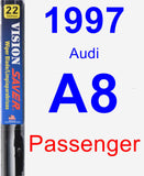 Passenger Wiper Blade for 1997 Audi A8 - Vision Saver