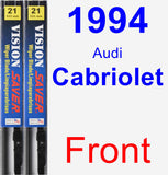 Front Wiper Blade Pack for 1994 Audi Cabriolet - Vision Saver