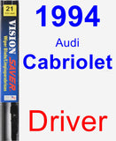 Driver Wiper Blade for 1994 Audi Cabriolet - Vision Saver