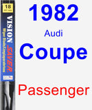 Passenger Wiper Blade for 1982 Audi Coupe - Vision Saver
