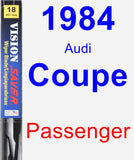 Passenger Wiper Blade for 1984 Audi Coupe - Vision Saver