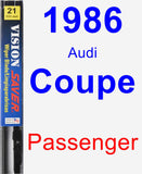 Passenger Wiper Blade for 1986 Audi Coupe - Vision Saver