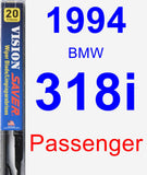 Passenger Wiper Blade for 1994 BMW 318i - Vision Saver