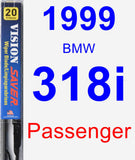Passenger Wiper Blade for 1999 BMW 318i - Vision Saver