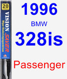 Passenger Wiper Blade for 1996 BMW 328is - Vision Saver
