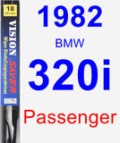 Passenger Wiper Blade for 1982 BMW 320i - Vision Saver
