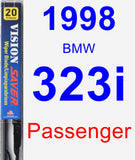 Passenger Wiper Blade for 1998 BMW 323i - Vision Saver