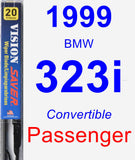 Passenger Wiper Blade for 1999 BMW 323i - Vision Saver