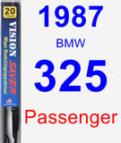 Passenger Wiper Blade for 1987 BMW 325 - Vision Saver