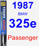 Passenger Wiper Blade for 1987 BMW 325e - Vision Saver