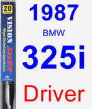 Driver Wiper Blade for 1987 BMW 325i - Vision Saver