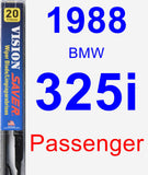 Passenger Wiper Blade for 1988 BMW 325i - Vision Saver