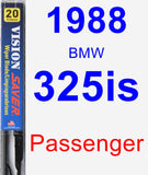 Passenger Wiper Blade for 1988 BMW 325is - Vision Saver