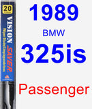 Passenger Wiper Blade for 1989 BMW 325is - Vision Saver
