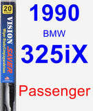 Passenger Wiper Blade for 1990 BMW 325iX - Vision Saver