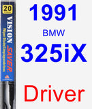 Driver Wiper Blade for 1991 BMW 325iX - Vision Saver