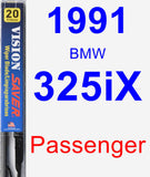 Passenger Wiper Blade for 1991 BMW 325iX - Vision Saver