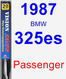 Passenger Wiper Blade for 1987 BMW 325es - Vision Saver
