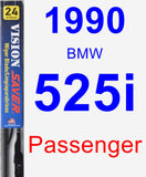 Passenger Wiper Blade for 1990 BMW 525i - Vision Saver