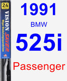 Passenger Wiper Blade for 1991 BMW 525i - Vision Saver