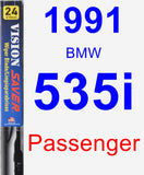 Passenger Wiper Blade for 1991 BMW 535i - Vision Saver