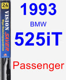 Passenger Wiper Blade for 1993 BMW 525iT - Vision Saver