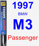Passenger Wiper Blade for 1997 BMW M3 - Vision Saver