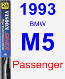 Passenger Wiper Blade for 1993 BMW M5 - Vision Saver