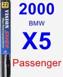 Passenger Wiper Blade for 2000 BMW X5 - Vision Saver