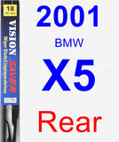 Rear Wiper Blade for 2001 BMW X5 - Vision Saver