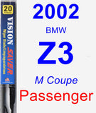 Passenger Wiper Blade for 2002 BMW Z3 - Vision Saver