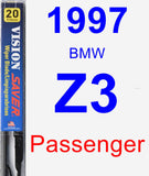 Passenger Wiper Blade for 1997 BMW Z3 - Vision Saver