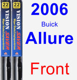 Front Wiper Blade Pack for 2006 Buick Allure - Vision Saver