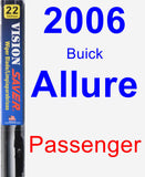 Passenger Wiper Blade for 2006 Buick Allure - Vision Saver
